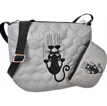 Kabelka Dětská kabelka Tomasz Siekański černá, odstíny šedé a stříbrná