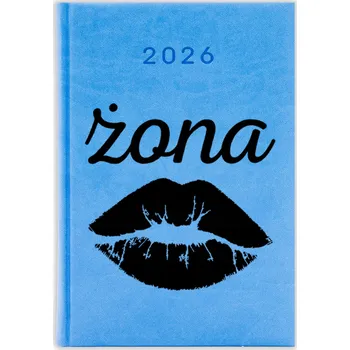 Kalendář Knižkový kalendář 2026 A5 FunnyCase modrý