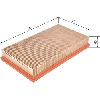 Vzduchový filtr Vzduchový filtr BOSCH 1 457 433 797