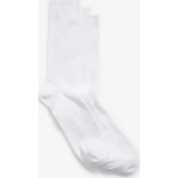 Pánské ponožky GAP Pánské Vysoké ponožky, 3 páry GAP Bílá ONE SIZE (2465596)