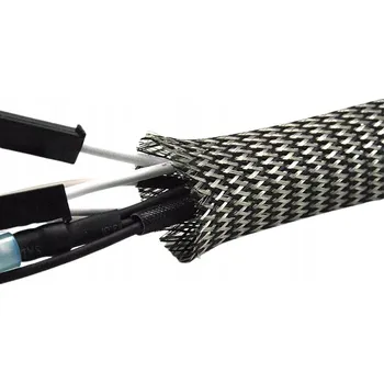 kabelová chránička Oplet na kabely, ochrana proti rušení EMI, 20-30mm, 1m