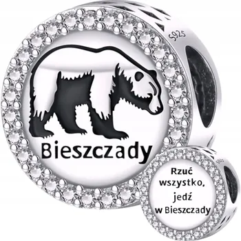 Přívěsek Přívěsek Bieszczady Stříbro 925 Symbol divoké přírody a svobody – medvěd