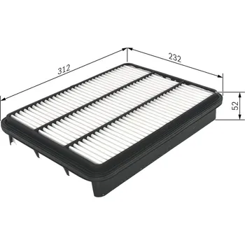 Vzduchový filtr Vzduchový filtr BOSCH F 026 400 225