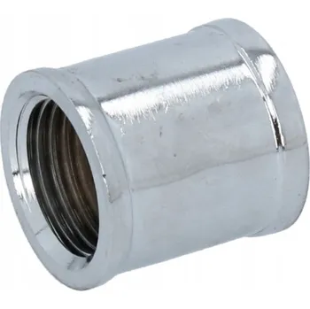 Fitinka Poniklovaná spojka nátrubek 1/2'' VNITŘNÍ ZÁVIT mosaz pro vodovodní potrubí