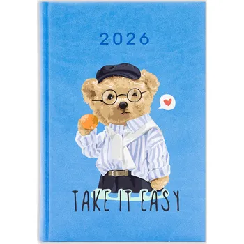 Kalendář Knižkový kalendář pro učitele 2026 A5 modrý