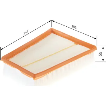 Vzduchový filtr Vzduchový filtr BOSCH F 026 400 138