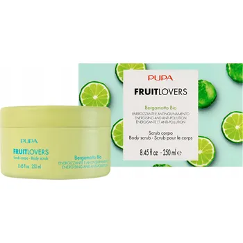 Tělový peeling Tělový peeling Pupa FruitLovers Bergamotto Bio Body Scrub 250 ml