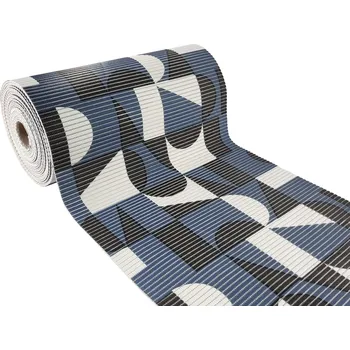 Rohožka Protiskluzový kobereček PVC podložka na podlahu Retro vzor 65x130cm