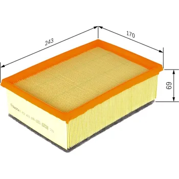 Vzduchový filtr Vzduchový filtr BOSCH 1 457 433 098