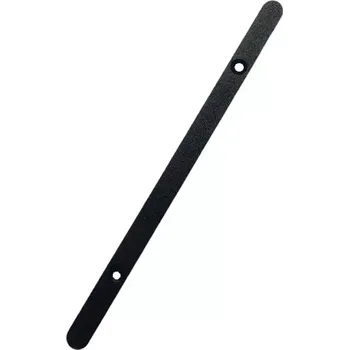 Domovní cedule Lomítko k domovním číslům popisným na zeď, vrata, sloupky s dírami pro vruty barva černá, výška 190 mm (Lomítko černé s dírami)