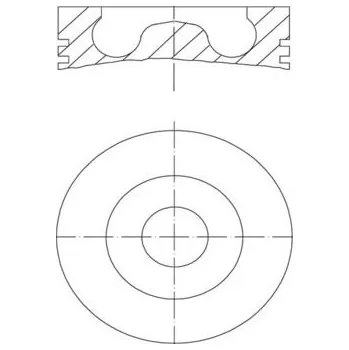 Píst motoru Píst MAHLE 028 02 02