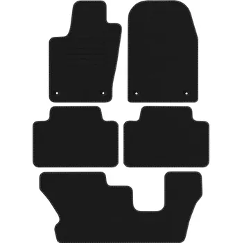 autokoberec Kobercové rohožky Edecor velurové 5 ks