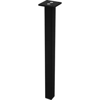 Stolová podnož HLINÍKOVÁ NOHA KE STOLU STOLKU VÝŠKA 400 MM ČERNÁ