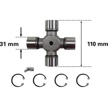 Hřídel nápravy Kloub, kloubový hřídel TRUCKTEC AUTOMOTIVE 01.34.038