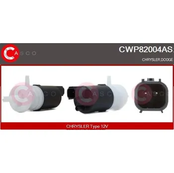 Autosklo Vodní čerpadlo ostřikovače, čistění skel CASCO CWP82004AS