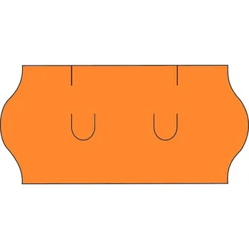 Samolepící etiketa Etikety cenové 26 x 12 mm reflexní oranžové UNI