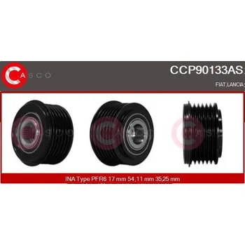 Řemenice, generátor CASCO CCP90133AS