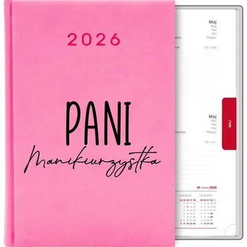 Kalendář Knižkový kalendář 2026 A5 růžový