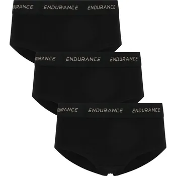 Kalhotky Dívčí kalhotky Endurance Vickers Jr. Hipster 3-Pack Endurance černá 3393344