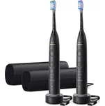Philips Sonicare 7100 HX7429/01 Duo Barva: černá/černá, HX7429/03 Sonický kartáček nové generace se 4 režimy a cestovní pouzdro 1+1 + dárek dle volby