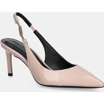 Dámské lodičky Kožené lodičky BOSS Gracey růžová barva, 50548596 50548596.556 03X, EUR 39