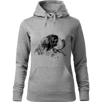 Dámská mikina Mikina - Bernardýn Barva: Šedá (12), Velikost: M, Střih: Dámské