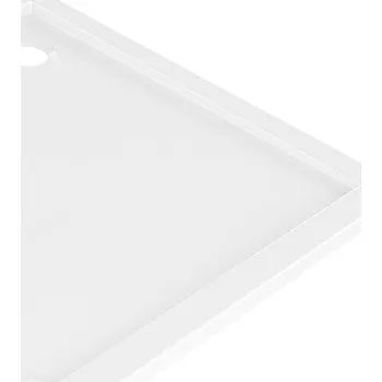 Sprchová vanička MEXEN FLOW PĚTIÚHELNÍKOVÁ SPRCHOVÁ VANIČKA SLIM PRAVÁ 90 x 80 CM BÍLÁ LESKLÁ