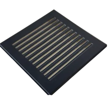 Větrací mřížka Lamelová mřížka 200x300 mm antracit RAL 7016 (200*300 mm antracit lamelová mřížka)