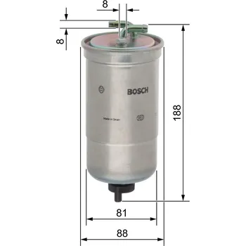 Autodíl Palivový filtr BOSCH 0 450 906 442