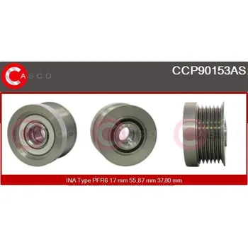 Řemenice, generátor CASCO CCP90153AS