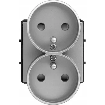 Elektrická zásuvka Šedá nástěnná Elektrická Zásuvka eLumos