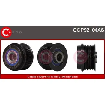 Řemenice, generátor CASCO CCP92104AS