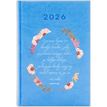 Kalendář Knižkový kalendář 2026 A5 FunnyCase modrý