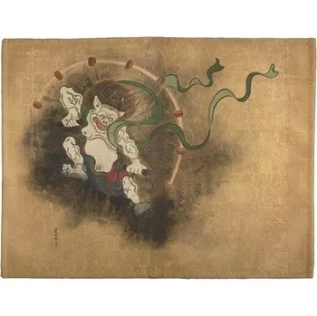 prostírání Prostírání na stůl Bůh hromu Ogata Korin