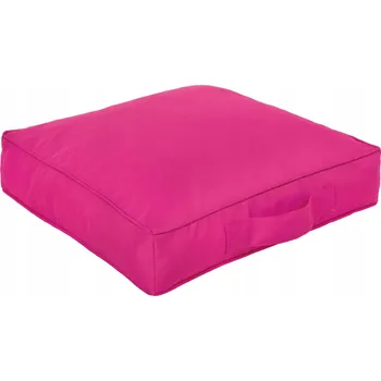 Taburet Kvadratický polštář PLUSZOVÝ taburet křeslo PERLOVÁ