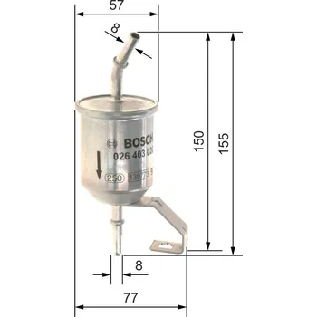 Palivový filtr Palivový filtr BOSCH F 026 403 026