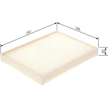 Ventilátor topení a klimatizace Filtr, vzduch v interiéru BOSCH 1 987 435 120