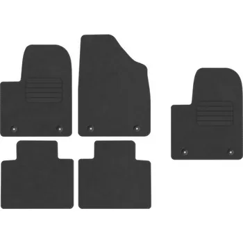 autokoberec Kobercové rohožky Edecor velurové 5 ks