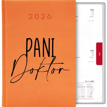 Kalendář Knižkový kalendář 2026 A5 oranžový