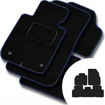 autokoberec Velurové autokoberce Motos 4 ks