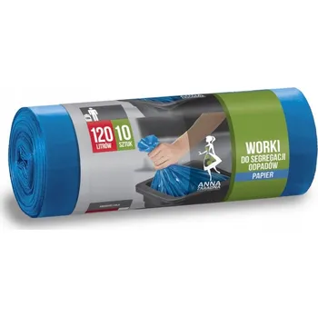 Pytle na odpadky Pytel na tříděný papír Anna Zaradna 120 l 10 ks