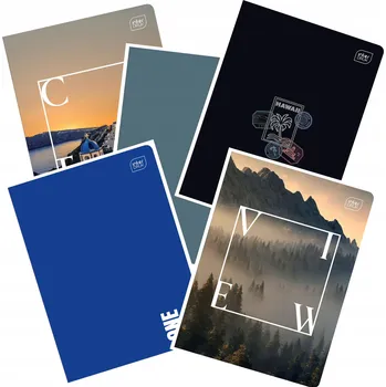 Sešit Sešit A5 s mřížkou Interdruk, 96 listů