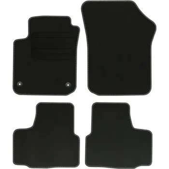 autokoberec Velurové autokoberce s upevněním v sadě Edecor