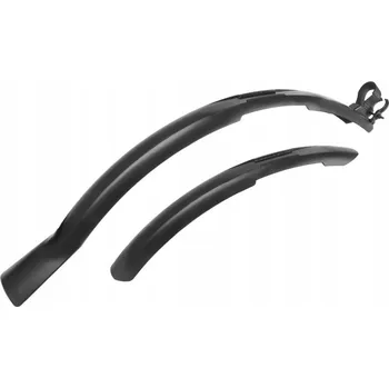 Blatník na kolo Kolo 26" M-Wave blatníky 26"-29" šířka + suchý zip černé přední/zadní