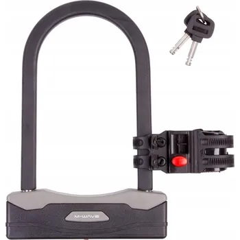 Zámek na kolo M-Wave B 247 Zámek na kolo s okem - Černý