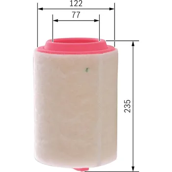 Vzduchový filtr Vzduchový filtr BOSCH F 026 400 367