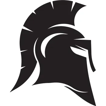 Samolepící dekorace Samolepka na stěnu helma spartský bojovník 45x36cm