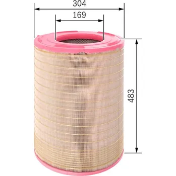 Vzduchový filtr Vzduchový filtr BOSCH F 026 400 540