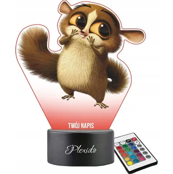 Lampička Noční lampa Plexido vícebarevná