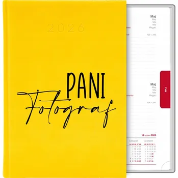 Kalendář Knižkový kalendář 2026 A5 žlutý